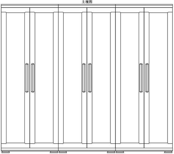 六门衣柜设计图-第1张图片-室内构图家装