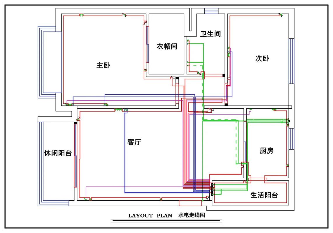 家装水电设计图图标图片 家装水电设计图图标-第2张图片-室内构图家装