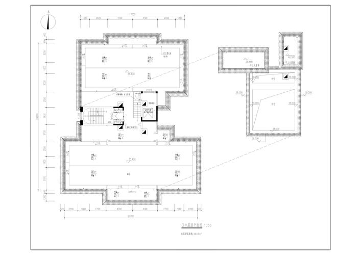 斜屋顶平面设计图-第3张图片-室内构图家装