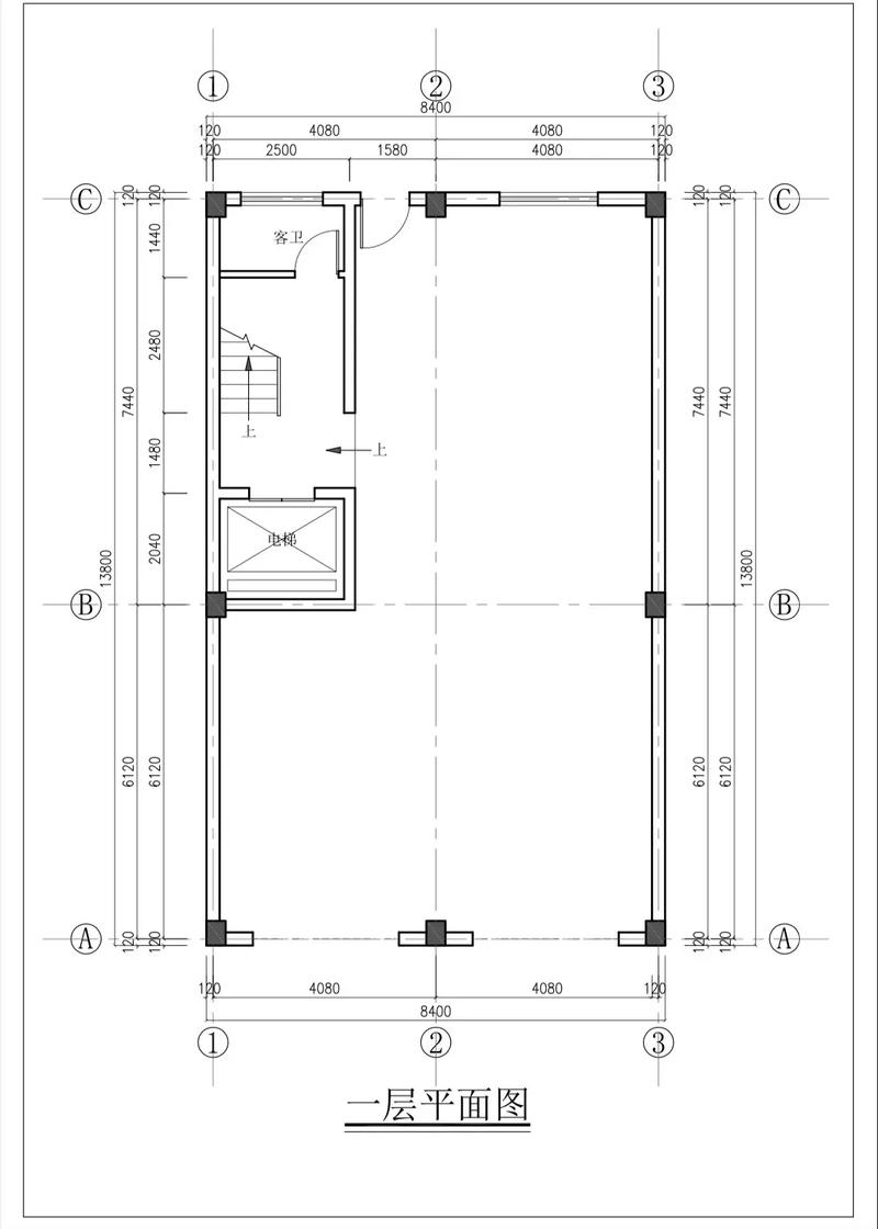 街边铺位建房设计图-第2张图片-室内构图家装