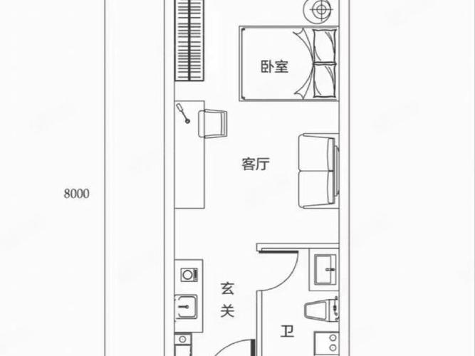 单身出租价格图片-单身出租房的设计图-第3张图片-室内构图家装