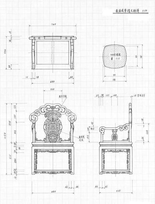  中式原木家具设计图「中式原木家具设计图纸」-第2张图片-室内构图家装