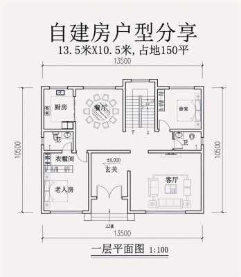  1215自建房屋设计图「150自建房图纸大全图册」-第1张图片-室内构图家装