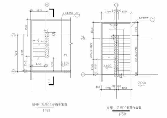 自建房双跑楼梯设计图片-自建房双跑楼梯设计图-第1张图片-室内构图家装