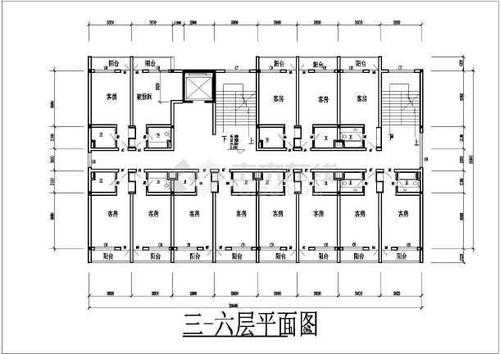 六层楼房屋效果图 六层楼宾馆设计图-第3张图片-室内构图家装