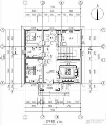 天正建筑别墅设计教程 天正农村一层设计图-第2张图片-室内构图家装